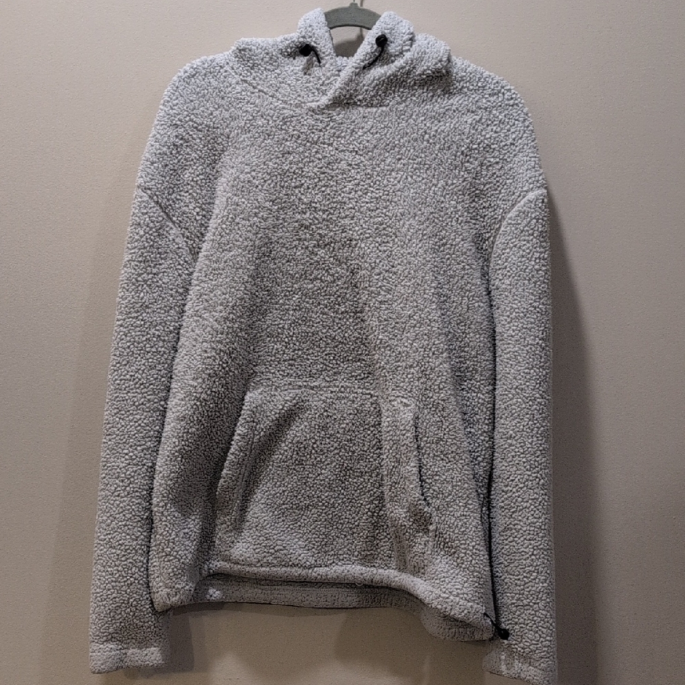 H&M Gray Sherpa Like Hoodie